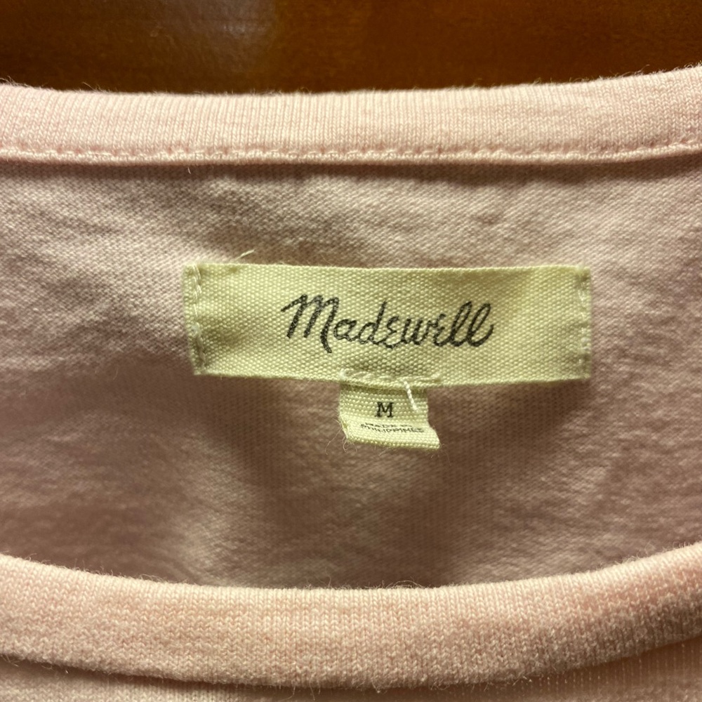 Super cute Madewell puffy short sleeve shirt